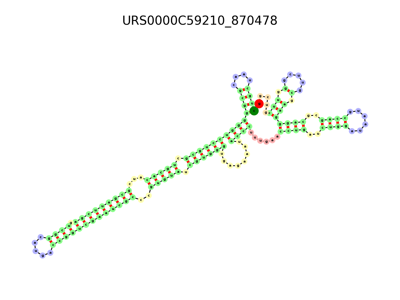image of the secondary structure of the second Riboswitch match