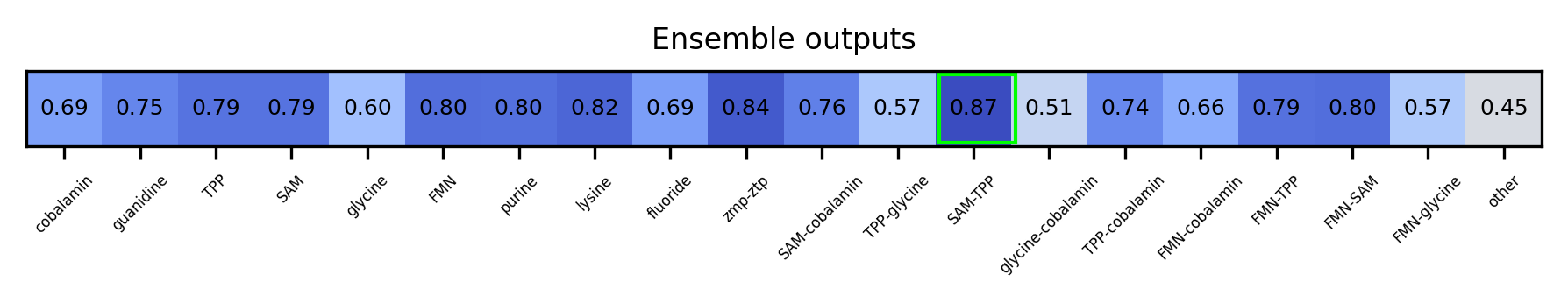 ML ensemble output for the 5prime UTR