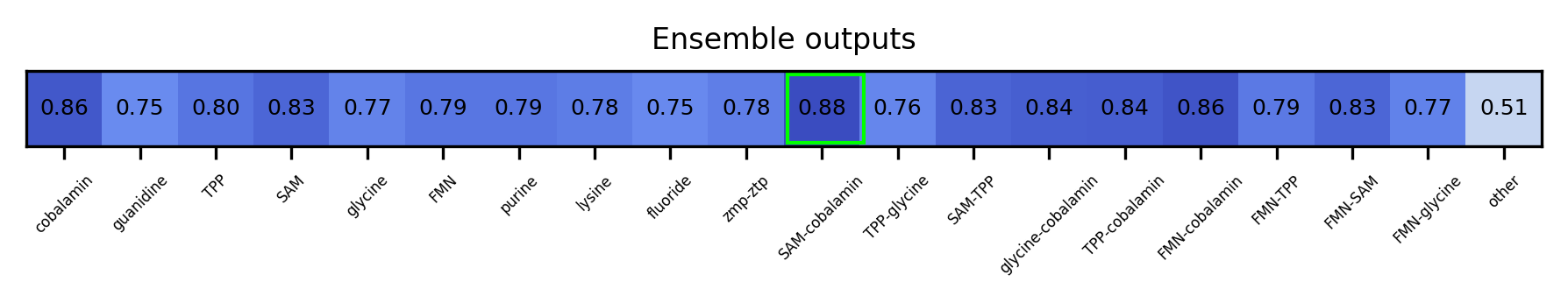 ML ensemble output for the 5prime UTR