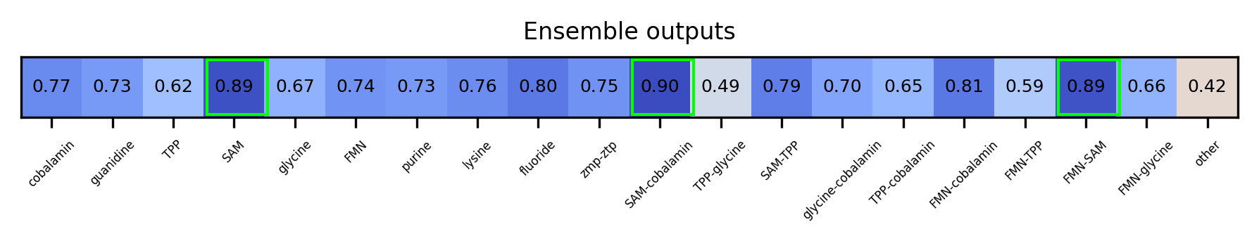 ML ensemble output for the 5prime UTR