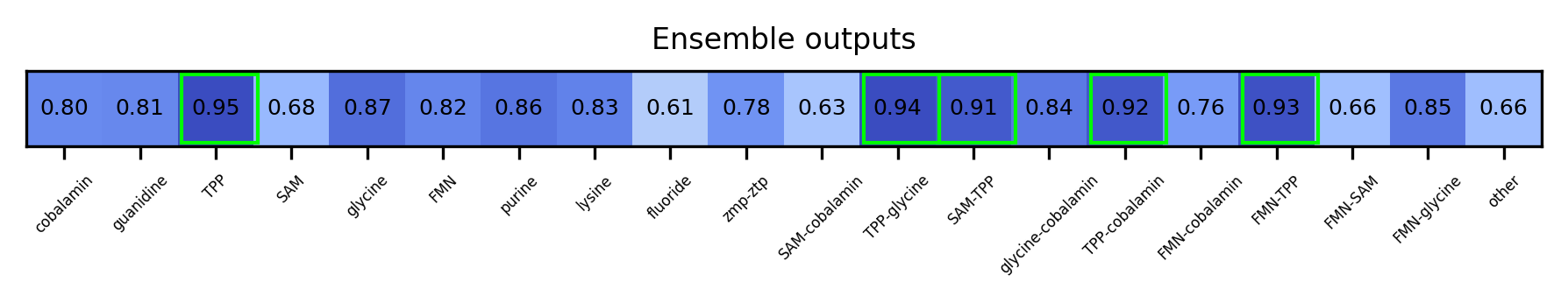 ML ensemble output for the 5prime UTR