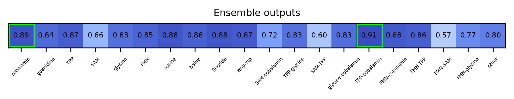 ML ensemble output for the 5prime UTR